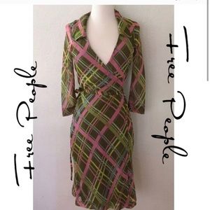 Free people midi shift dress